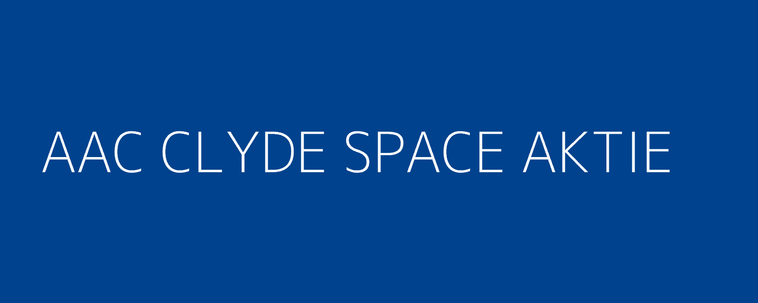 aac clyde space aktie