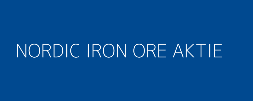 nordic iron ore aktie