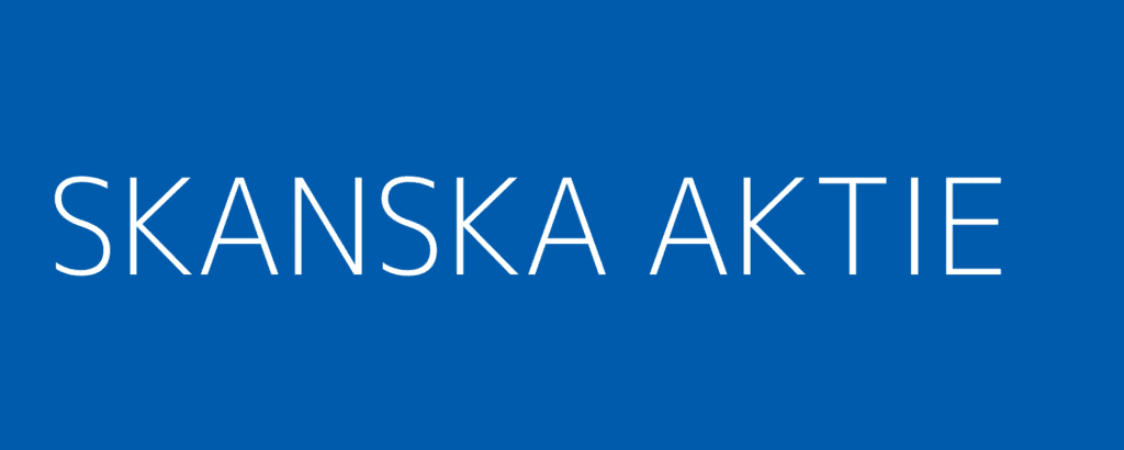 skanska aktie