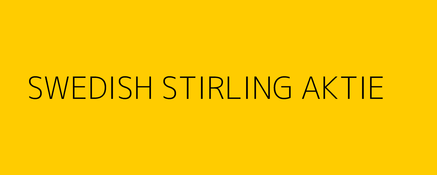 swedish stirling aktie