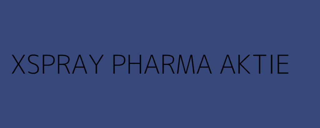 xspray pharma aktie