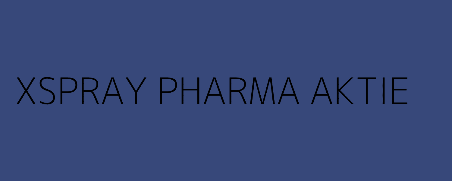 xspray pharma aktie